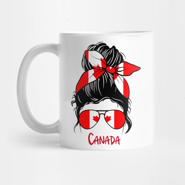 Canadian Girl, Canadian girlfriend, Canada Messy bun by JayD World